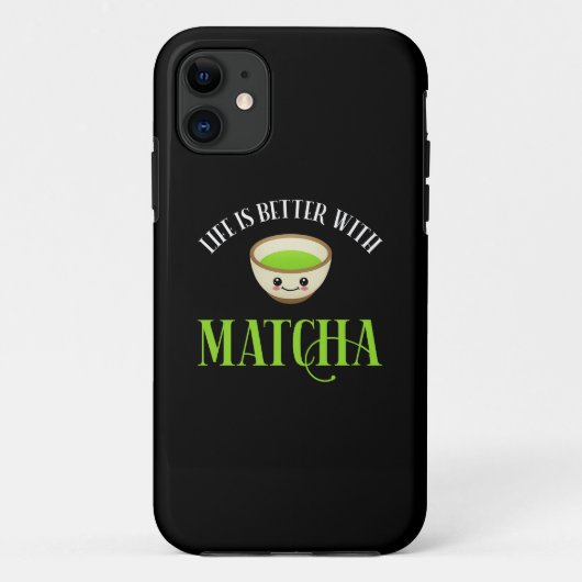 Het leven is beter met Matcha Case-Mate iPhone Case (Achterkant)