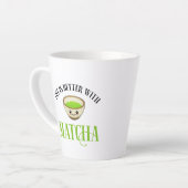 Het leven is beter met Matcha Latte Mok (Linkerhoek)
