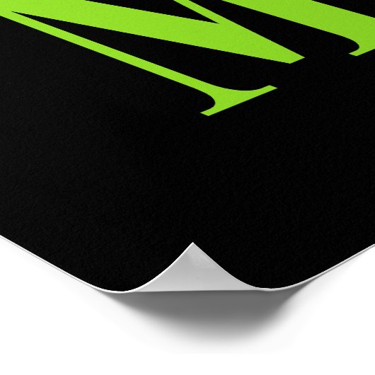 Het leven is beter met Matcha Poster (Hoek)