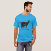 Het leven is beter met melkgeiten. t-shirt (Voorkant volledig)