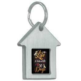 Het leven is beter met mijn honden huisdieren naamplaatje