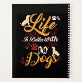 Het leven is beter met mijn honden planner (Achterkant)