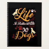 Het leven is beter met mijn honden planner (Voorkant)