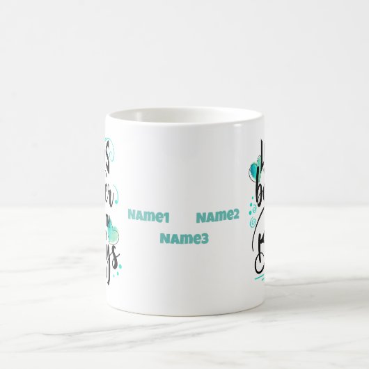 Het leven is beter met mijn jongens koffiemok (Center)