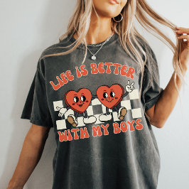 Het leven is beter met mijn kinderen | Schattigee  T-shirt