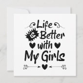 Het leven is beter met mijn meisjes (Achterkant)