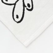 Het leven is beter met mijn meisjes fleece deken (Hoek)