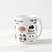 Het leven is beter met mokken (Voorkant rechts)