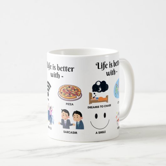 Het leven is beter met mokken (Voorkant rechts)