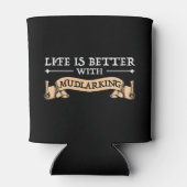 Het leven is beter met muggeziften blikjeskoeler (Achterkant)