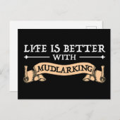 Het leven is beter met muggeziften briefkaart (Voorkant / Achterkant)