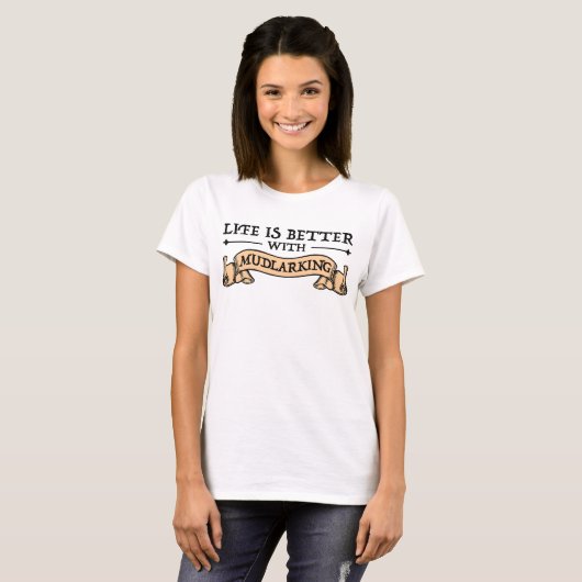 Het leven is beter met muggeziften t-shirt (Voorkant volledig)