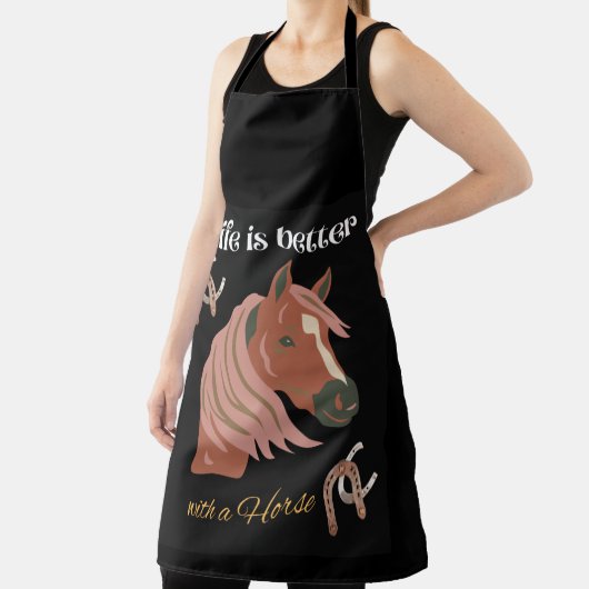 Het leven is beter met paarden, Schort (Insitu)