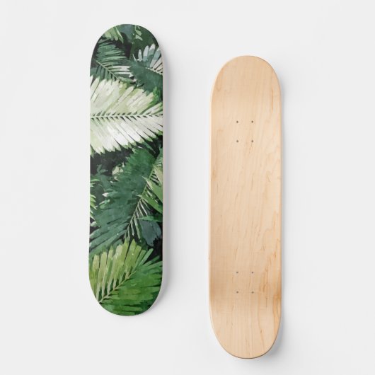 Het leven is beter met palmbomen persoonlijk skateboard (Voorkant)