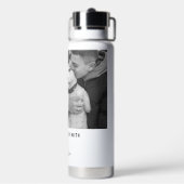 Het leven is beter met persoonlijke foto's waterfles (Achterkant)