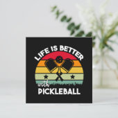 Het leven is beter met Pickleball (Staand voorkant)