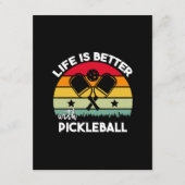 Het leven is beter met Pickleball Informatiekaartje (Voorkant)