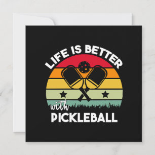Het leven is beter met Pickleball Kaart