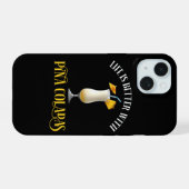 Het Leven Is Beter Met Pina Coladas iPhone 15 Case (Achterkant horizontaal)
