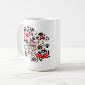🐾☕ Het Leven Is Beter Met Pootjes Dalmatiër Mok � (Voorkant links)