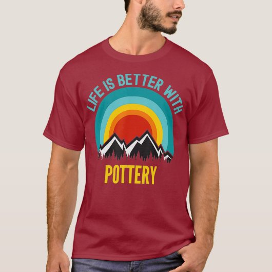 Het leven is beter met potentiehobbyist Gift T-shirt (Voorkant)