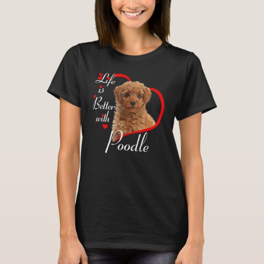 Het leven is beter met puin t-shirt (Voorkant)