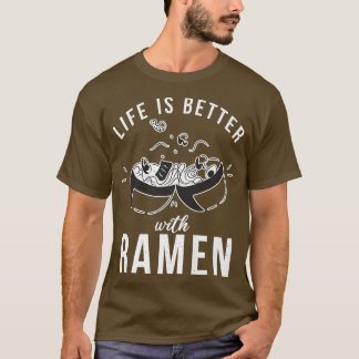 Het leven is beter met Ramen Lover 802 T-shirt