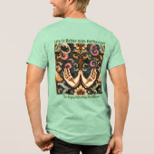 Het leven is beter met reflexologie T-shirt (Achterkant)