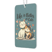 Het leven is beter met Schattigee Cat Aesthetic Luchtverfrisser (Links)