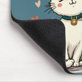 Het leven is beter met Schattigee Cat Aesthetic Muismat (Hoek)