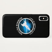 Het leven is beter met sciencefiction Case-Mate iPhone case (Achterkant (horizontaal))