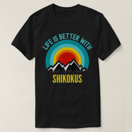 Het leven is beter met Shikoku Dog Owner Gift T-shirt (Design voorkant)