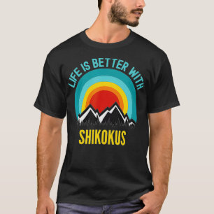 Het leven is beter met Shikoku Dog Owner Gift T-shirt
