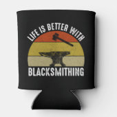 Het leven is beter met smeden blikjeskoeler (Achterkant)