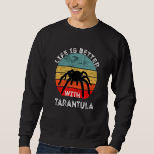 Het leven is beter met tarantula spin eigenaar bug trui