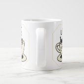 Het leven is beter met thee grote koffiekop (Achterkant)