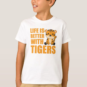 Het leven is beter met trekkers - zoete dieren t-shirt
