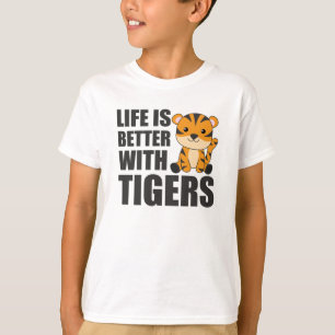 Het leven is beter met trekkers - zoete dieren t-shirt