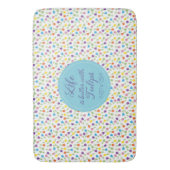 Het leven is beter met Tulpen - Kleurrijk patroon Badmat (Voorkant Verticaal)