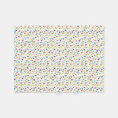 Het leven is beter met Tulpen - Kleurrijk patroon Fleece Deken (Voorkant (Horizontaal))