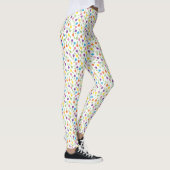 Het leven is beter met Tulpen - Kleurrijk patroon Leggings (Rechts)