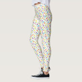 Het leven is beter met Tulpen - Kleurrijk patroon Leggings (Links)