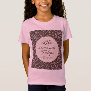 Het leven is beter met Tulpen - Patronen T-shirt