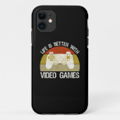 Het leven is beter met videogames Case-Mate iPhone case (Achterkant)