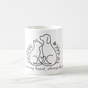 Het leven is beter met vier vrienden - Custom Pet Koffiemok