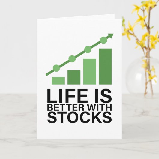 Het leven is beter met voorraden kaart (Gele Bloem)