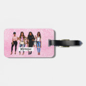 Het leven is beter met vrienden bagagelabel (Achterkant horizontaal)