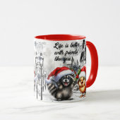 Het leven is beter met vrienden zoals jij Mok (Voorkant rechts)