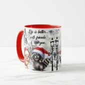 Het leven is beter met vrienden zoals jij Mok (Voorkant links)