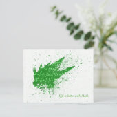 Het leven is beter met Wiskunde Briefkaart (Staand voorkant)